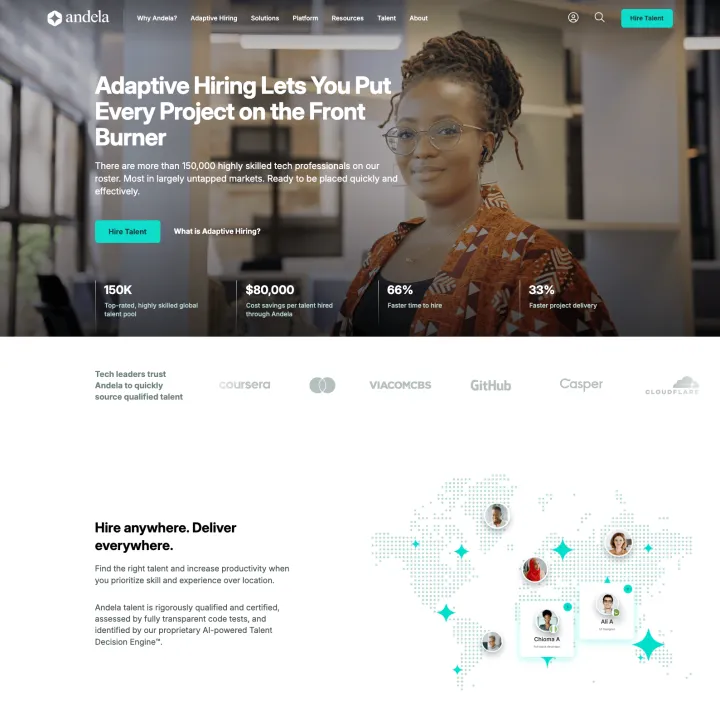 Andela screenshot