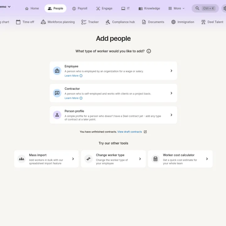Deel screenshot