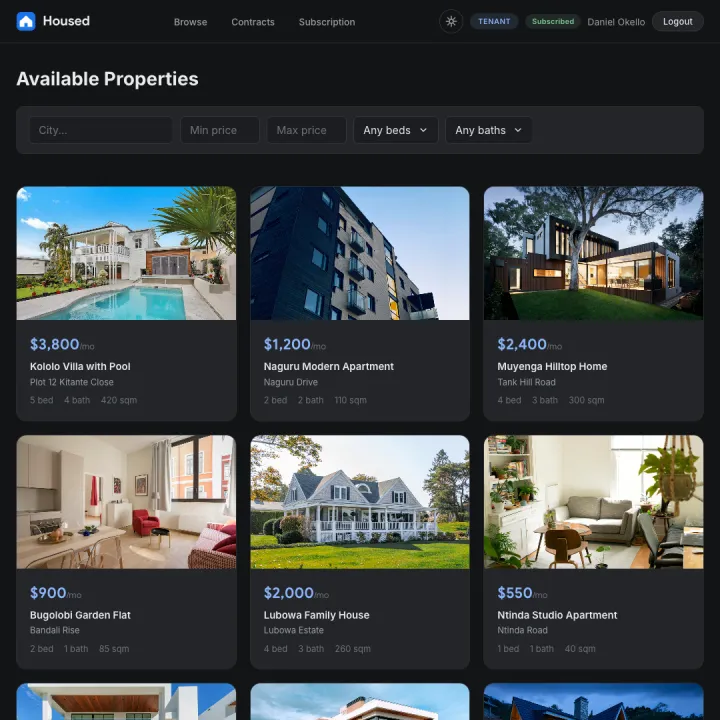Housed screenshot