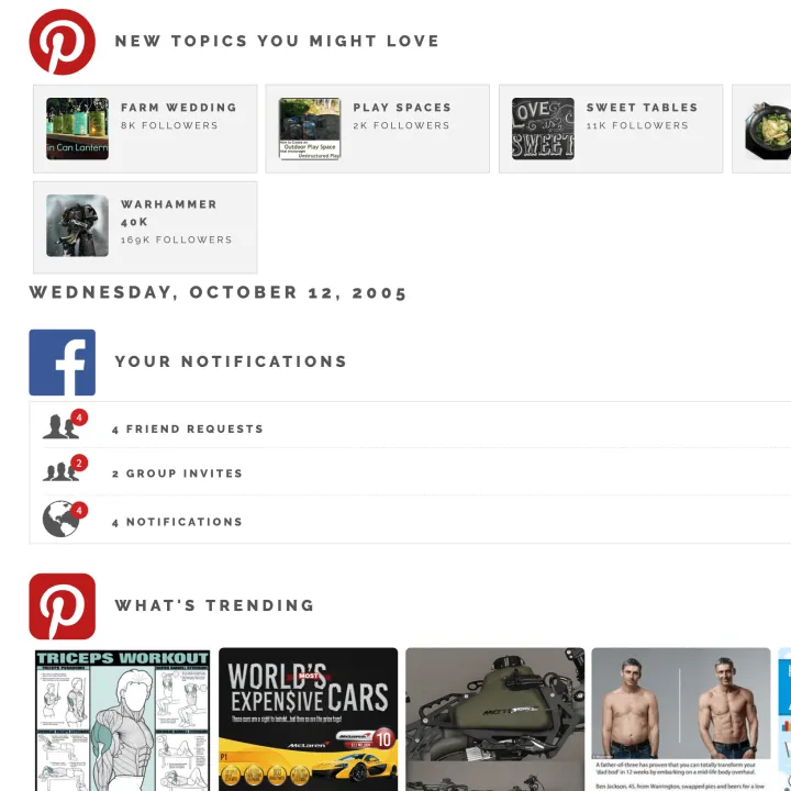 Social Aggregator screenshot